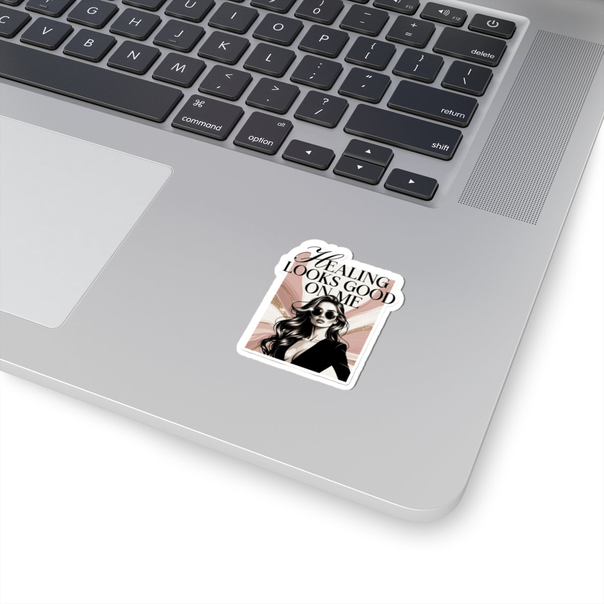 Healing Looks Good On Me Sticker — Empowering Self-Care Kiss-Cut Sticker