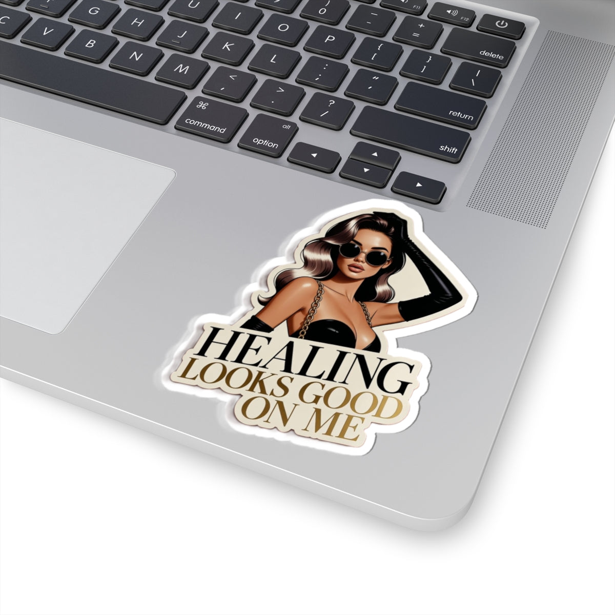 Healing Looks Good On Me Sticker — Empowering Self-Care Kiss-Cut Decal