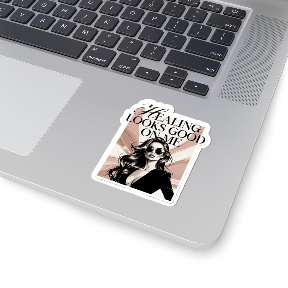 Healing Looks Good On Me Sticker — Empowering Self-Care Kiss-Cut Sticker